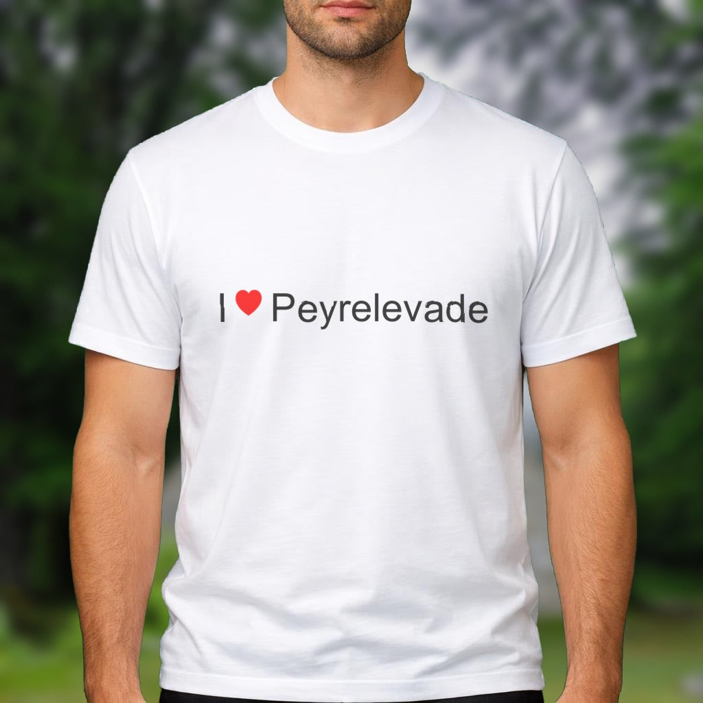 T-shirt I love peyrelevade