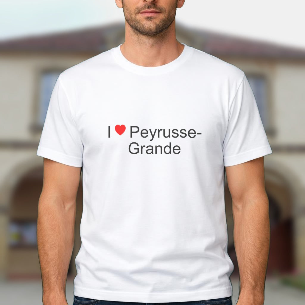 T-shirt I love peyrusse-grande