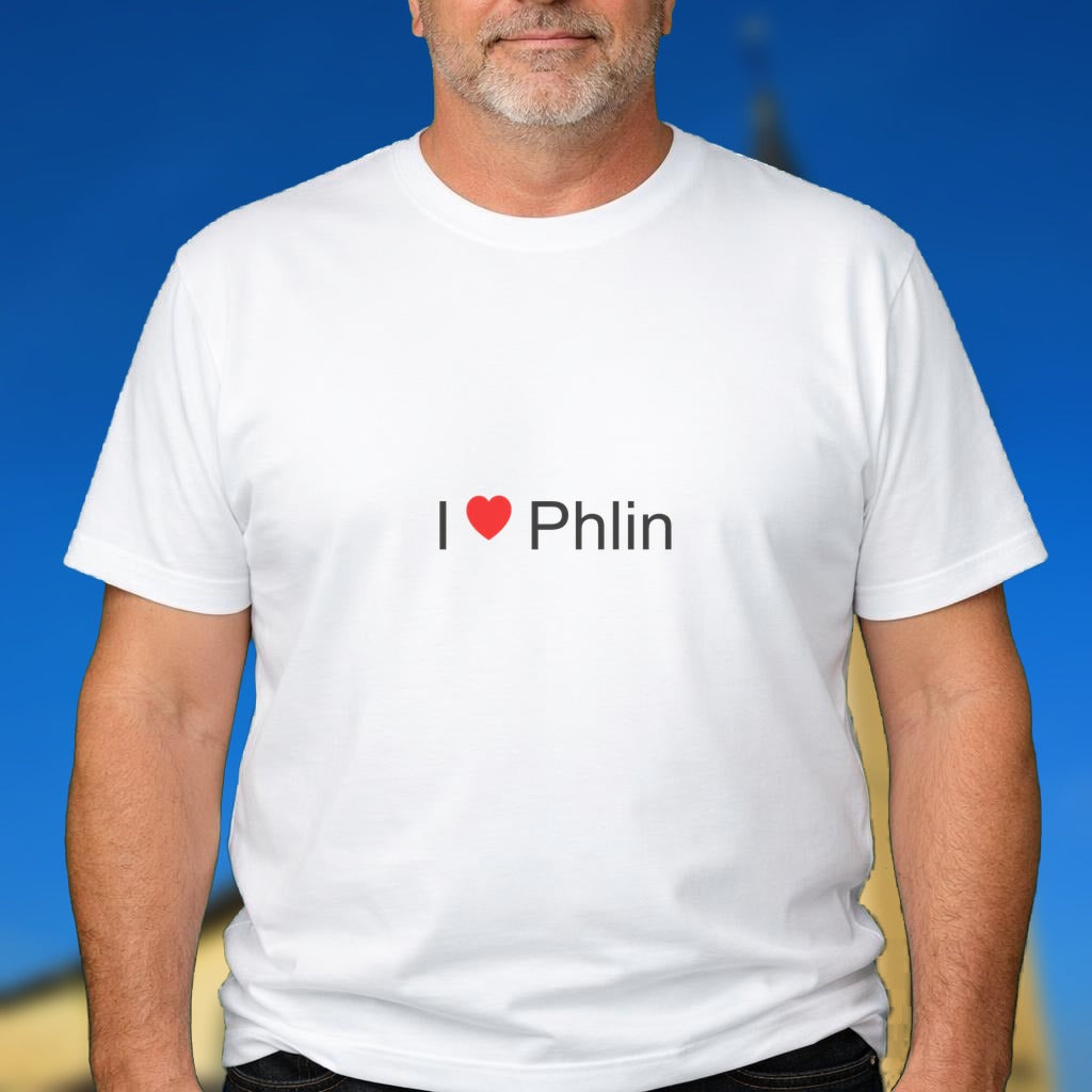 T-shirt I love phlin