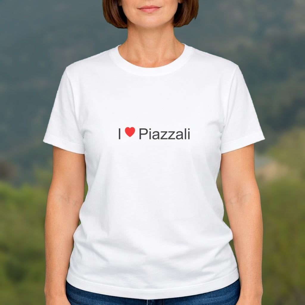 T-shirt I love piazzali