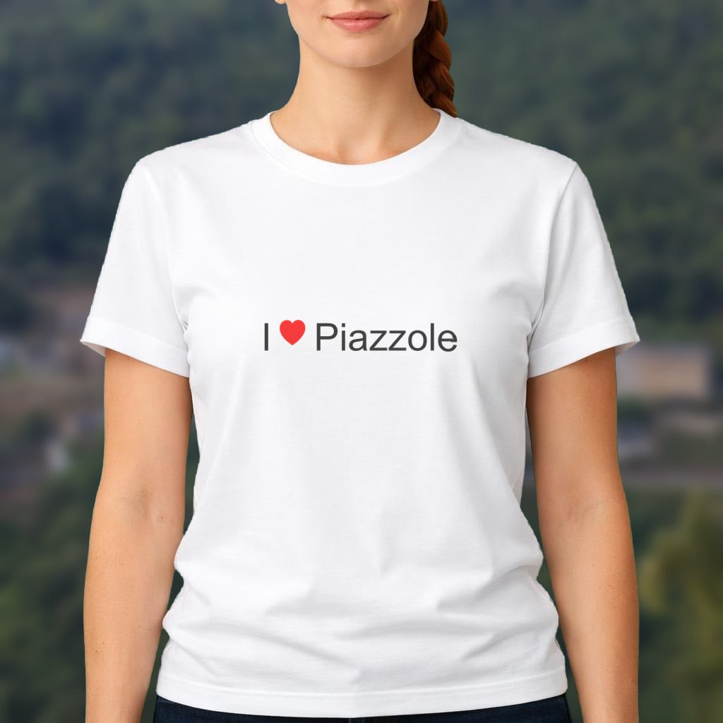 T-shirt I love piazzole