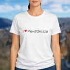 T-shirt I love pie-d'orezza
