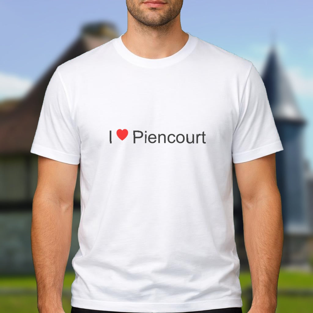 T-shirt I love piencourt