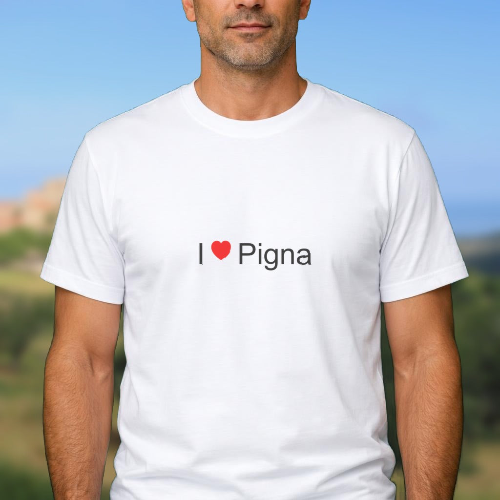 T-shirt I love pigna