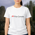 T-shirt I love pila-canale