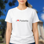 T-shirt I love piobetta