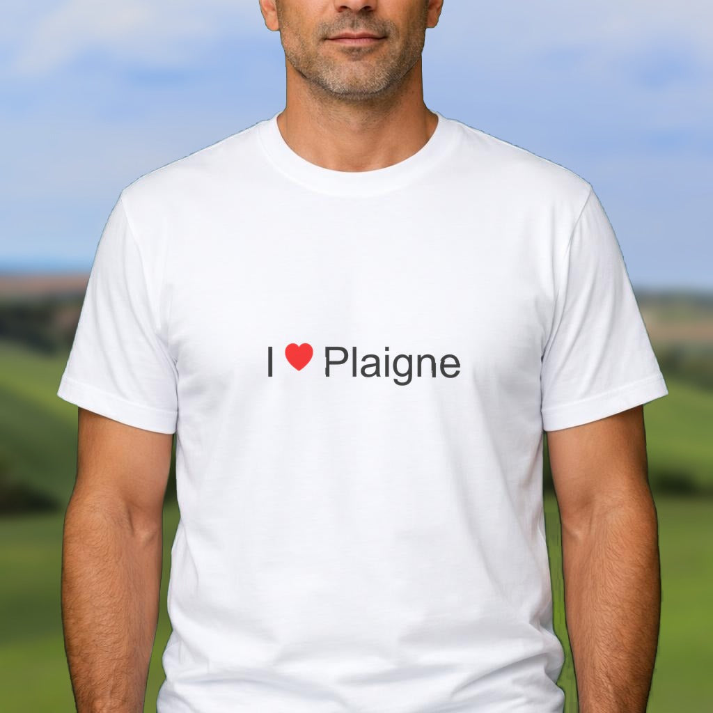 T-shirt I love plaigne