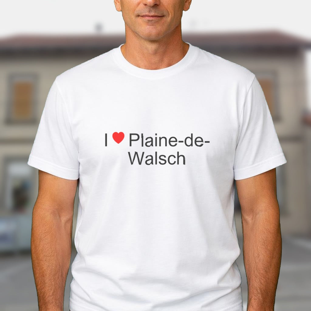 T-shirt I love plaine-de-walsch