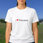 T-shirt I love planaise