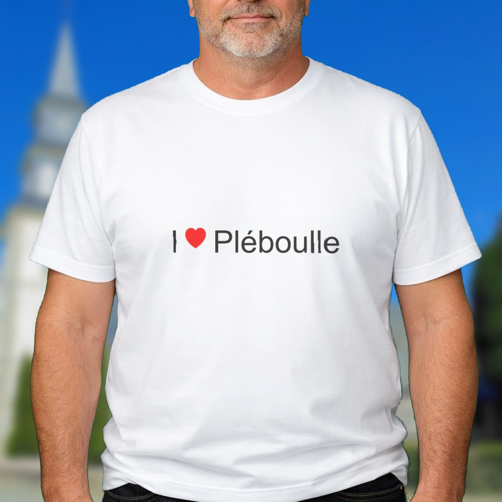T-shirt I love pléboulle
