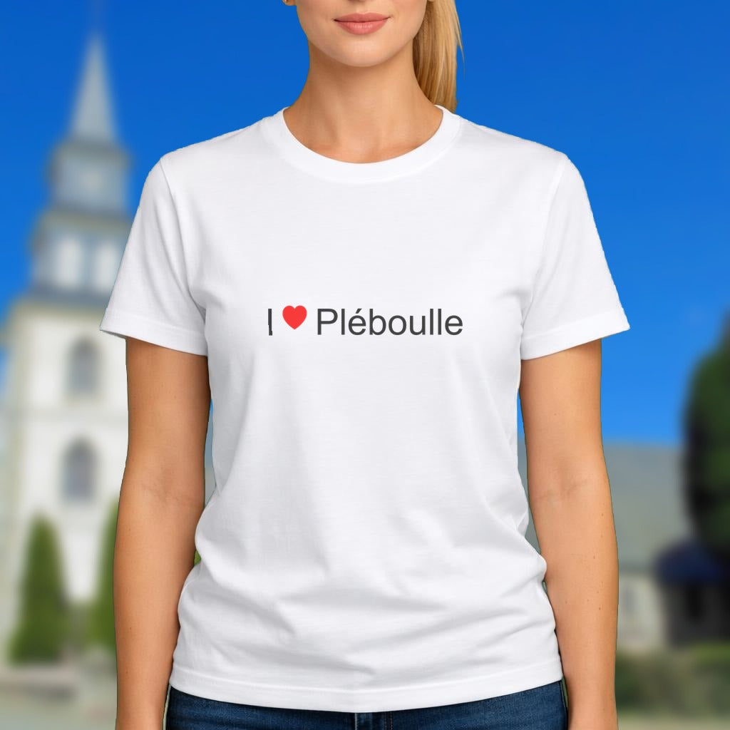 T-shirt I love pléboulle