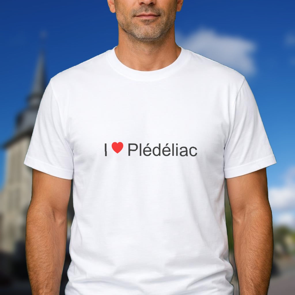 T-shirt I love plédéliac