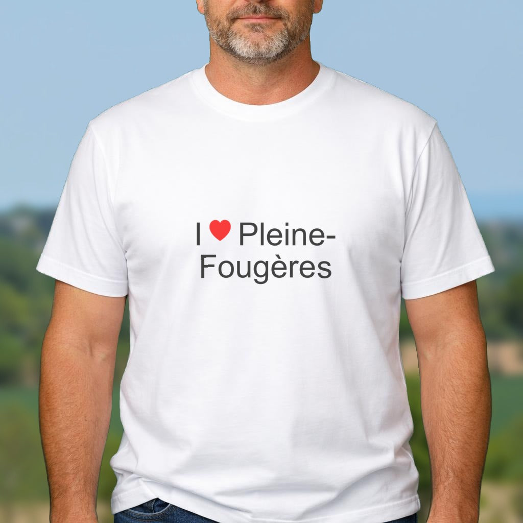 T-shirt I love pleine-fougères