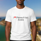 T-shirt I love pléneuf-val-andré
