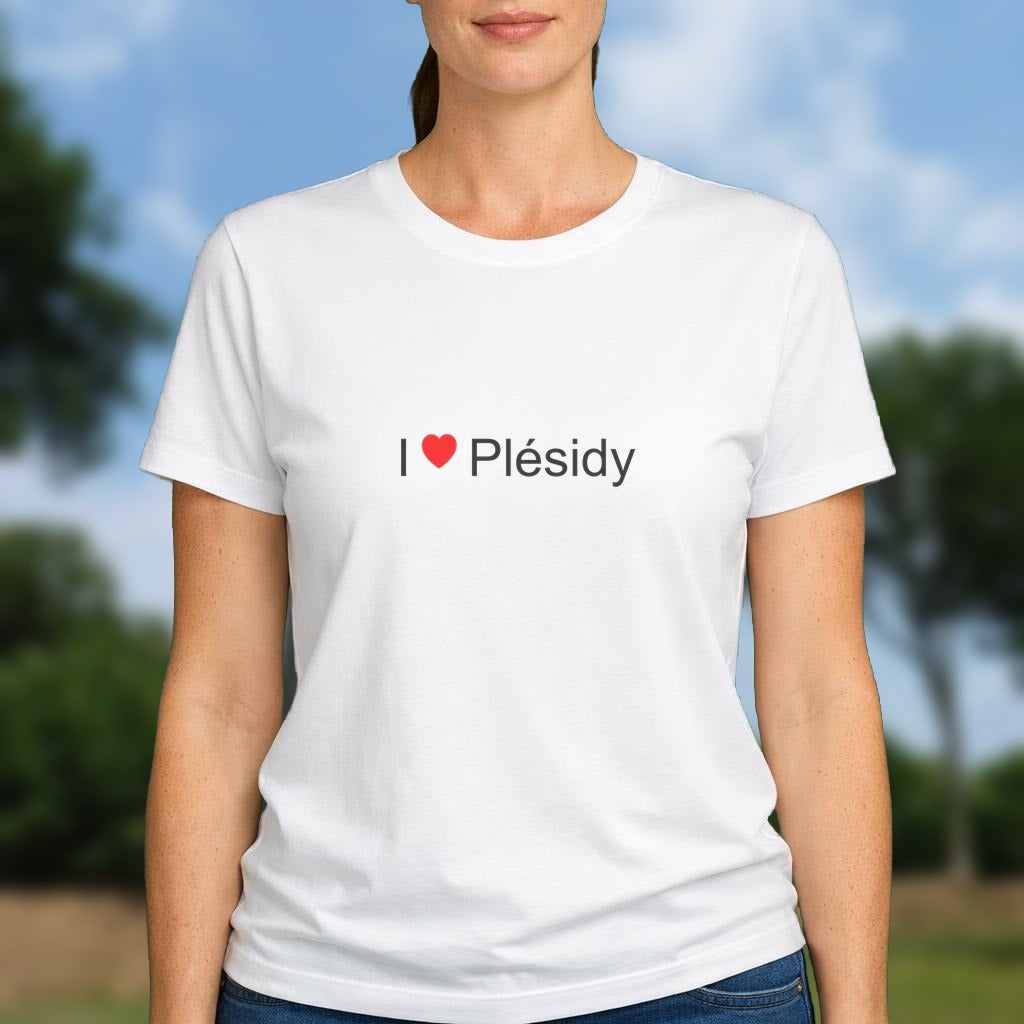 T-shirt I love plésidy