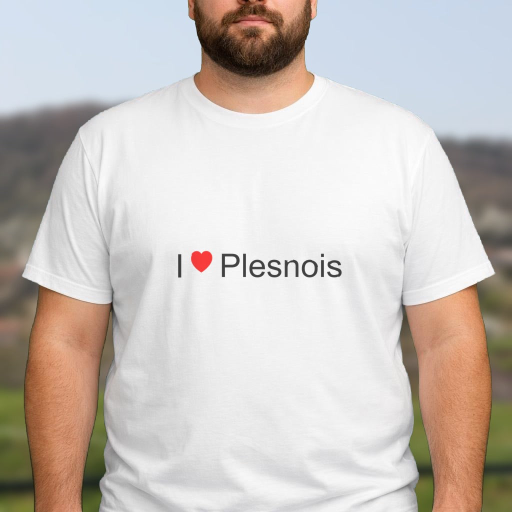 T-shirt I love plesnois