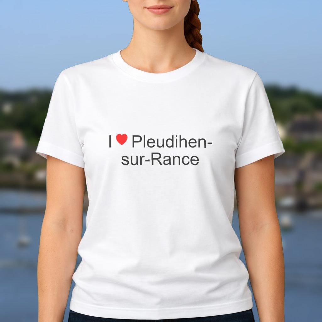 T-shirt I love pleudihen-sur-rance