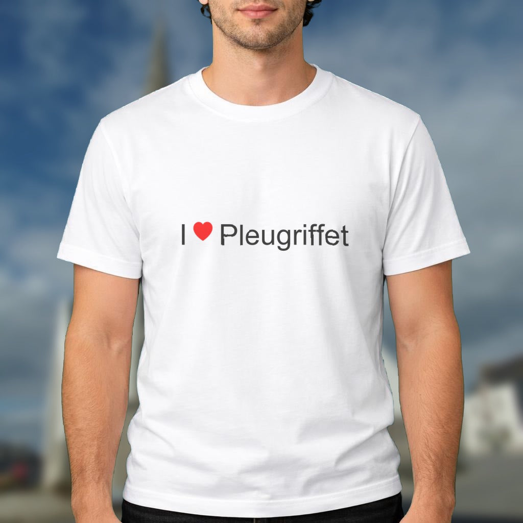 T-shirt I love pleugriffet