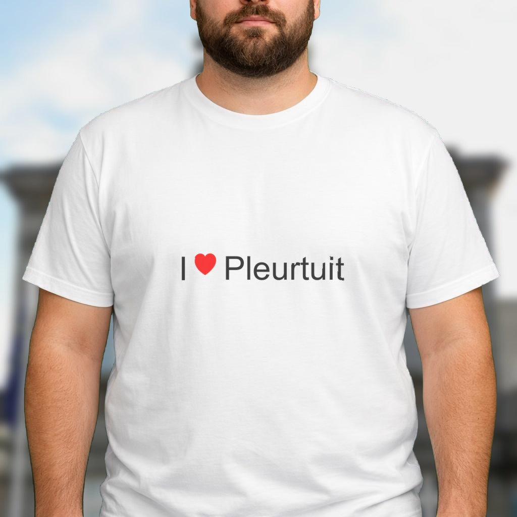 T-shirt I love pleurtuit