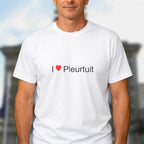 T-shirt I love pleurtuit