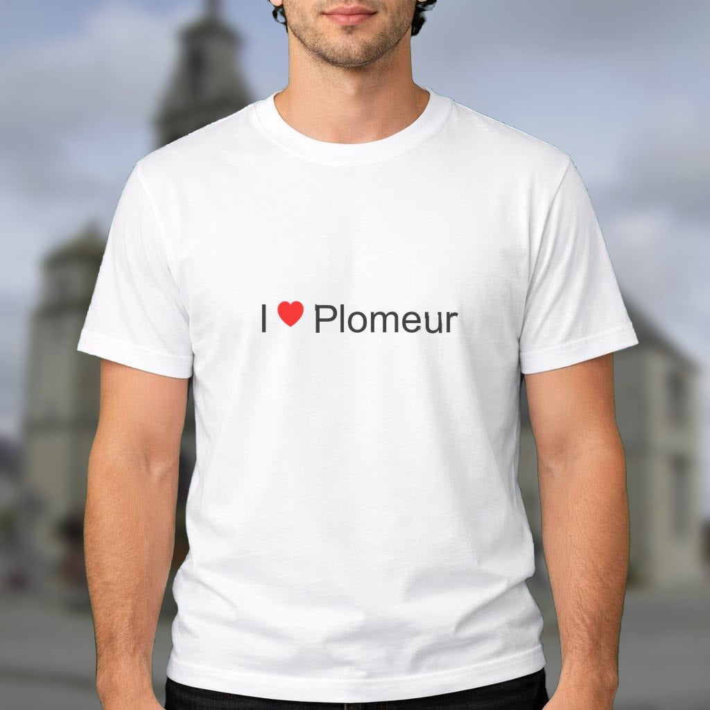 T-shirt I love plomeur