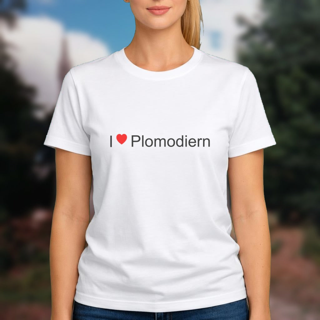 T-shirt I love plomodiern