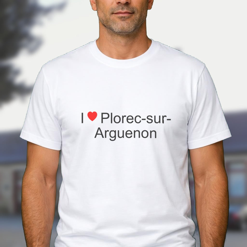 T-shirt I love plorec-sur-arguenon