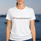 T-shirt I love ploudalmézeau