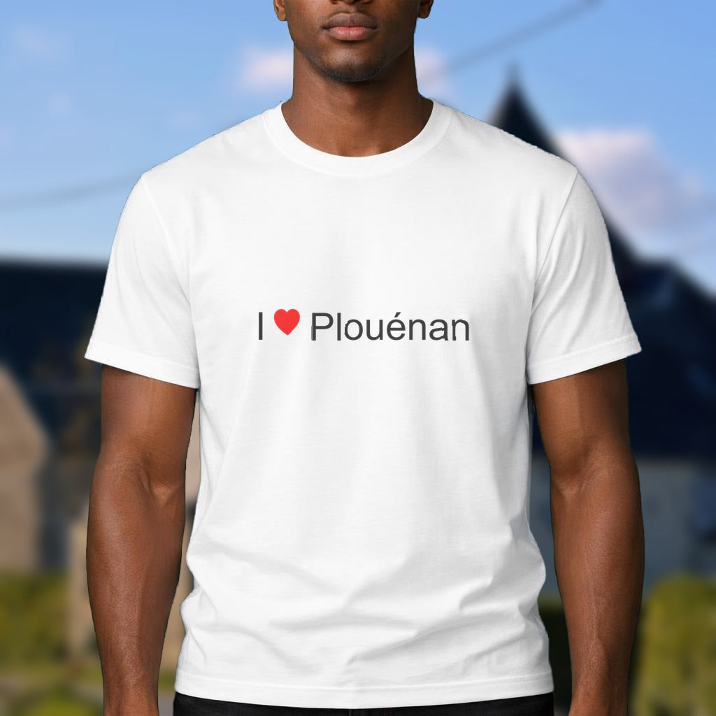T-shirt I love plouénan