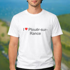 T-shirt I love plouër-sur-rance