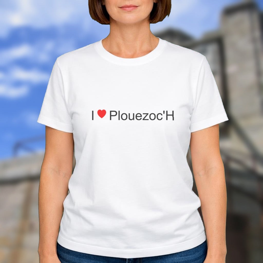 T-shirt I love plouezoc'h