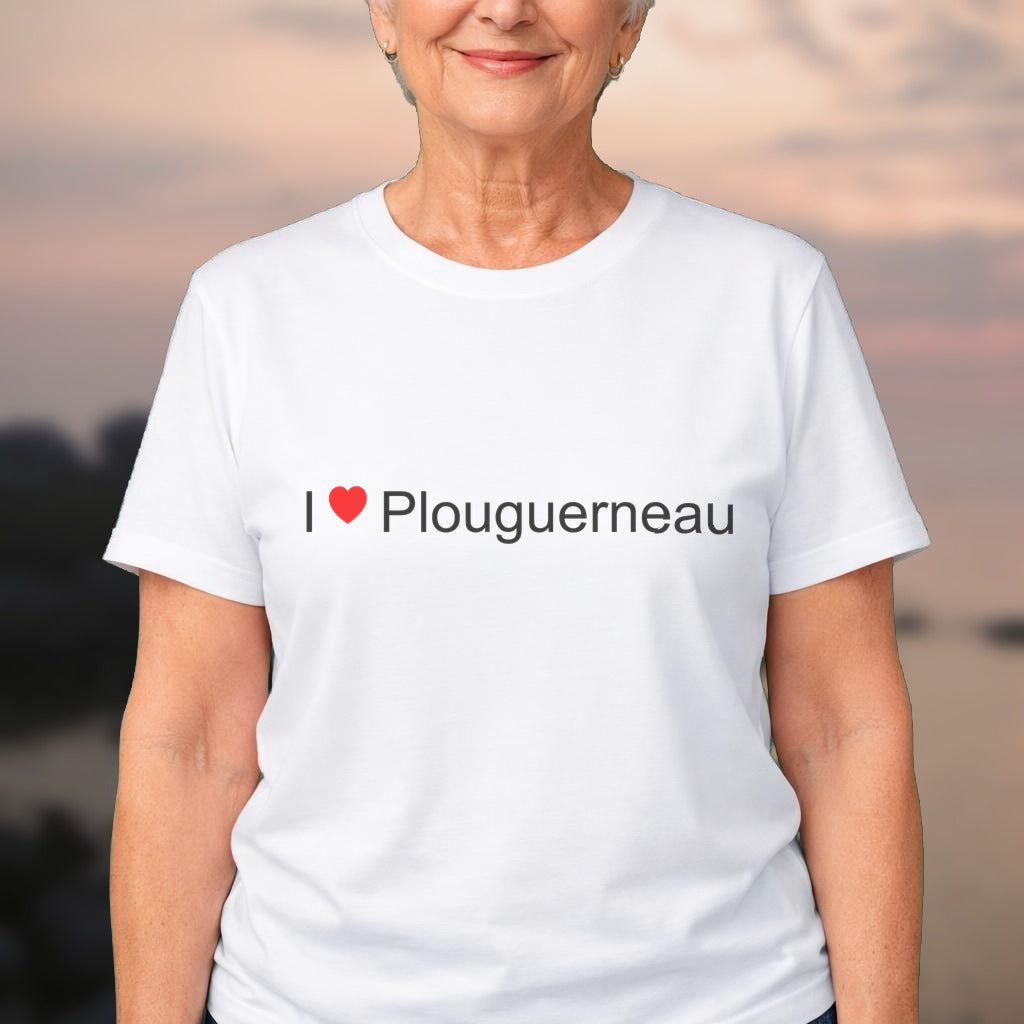 T-shirt I love plouguerneau