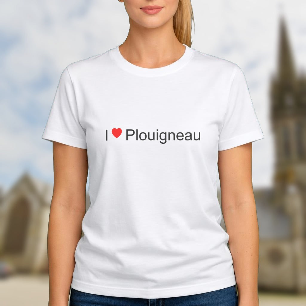 T-shirt I love plouigneau