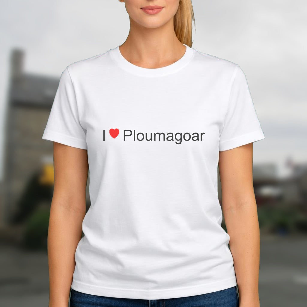 T-shirt I love ploumagoar