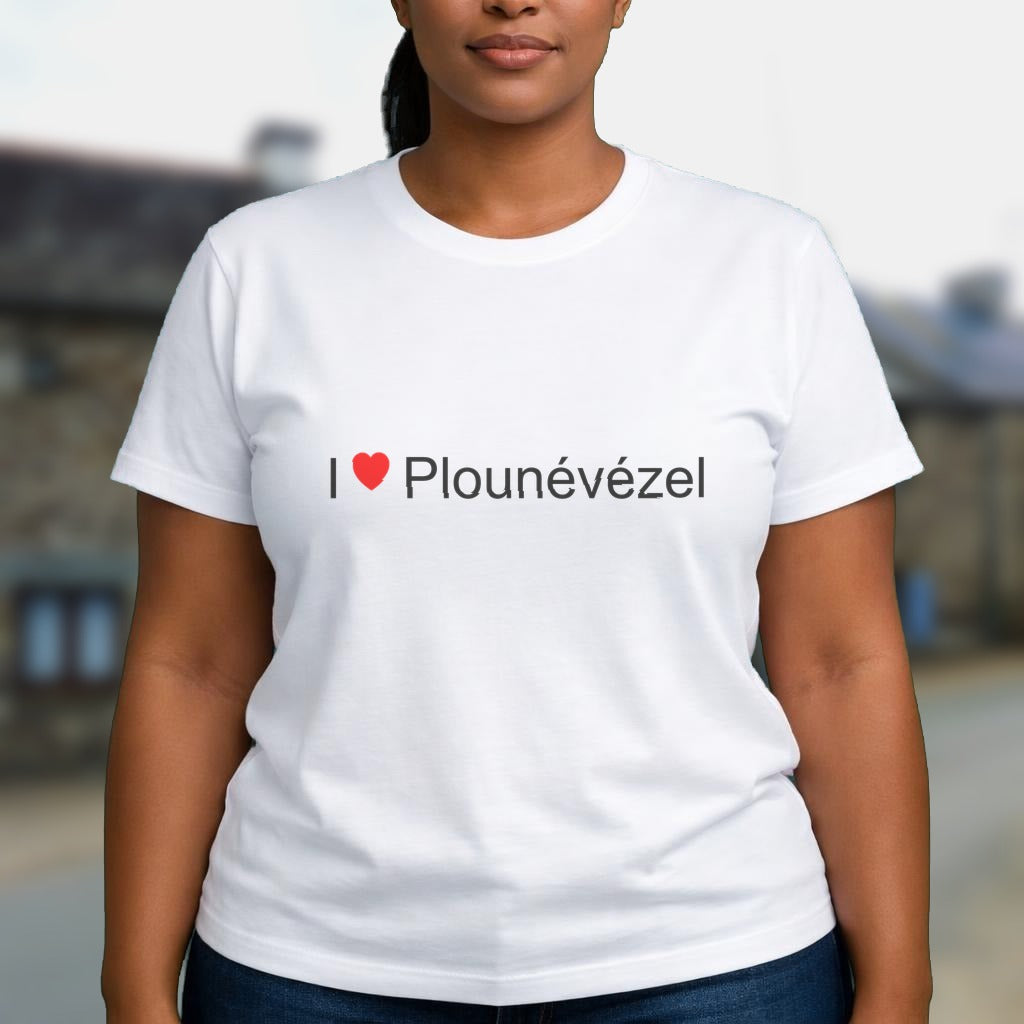 T-shirt I love plounévézel