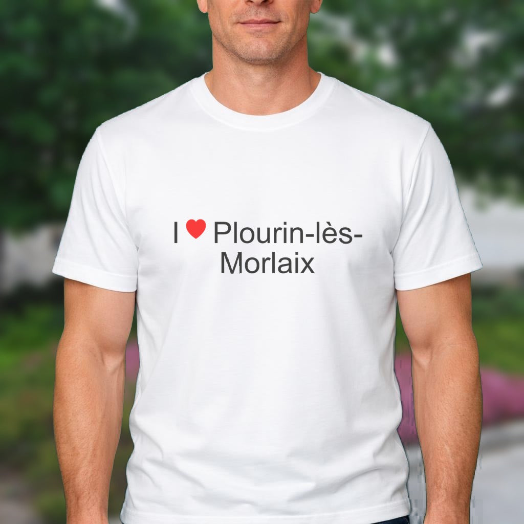 T-shirt I love plourin-lès-morlaix