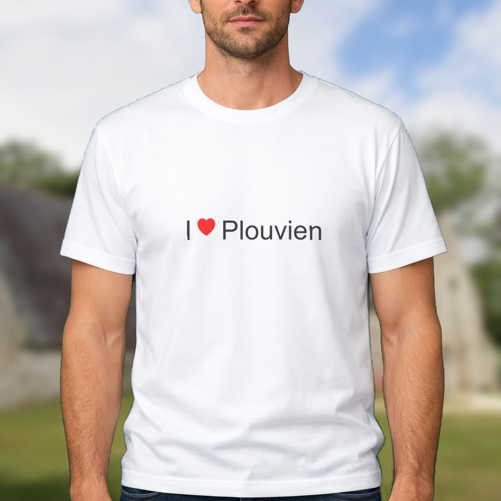 T-shirt I love plouvien