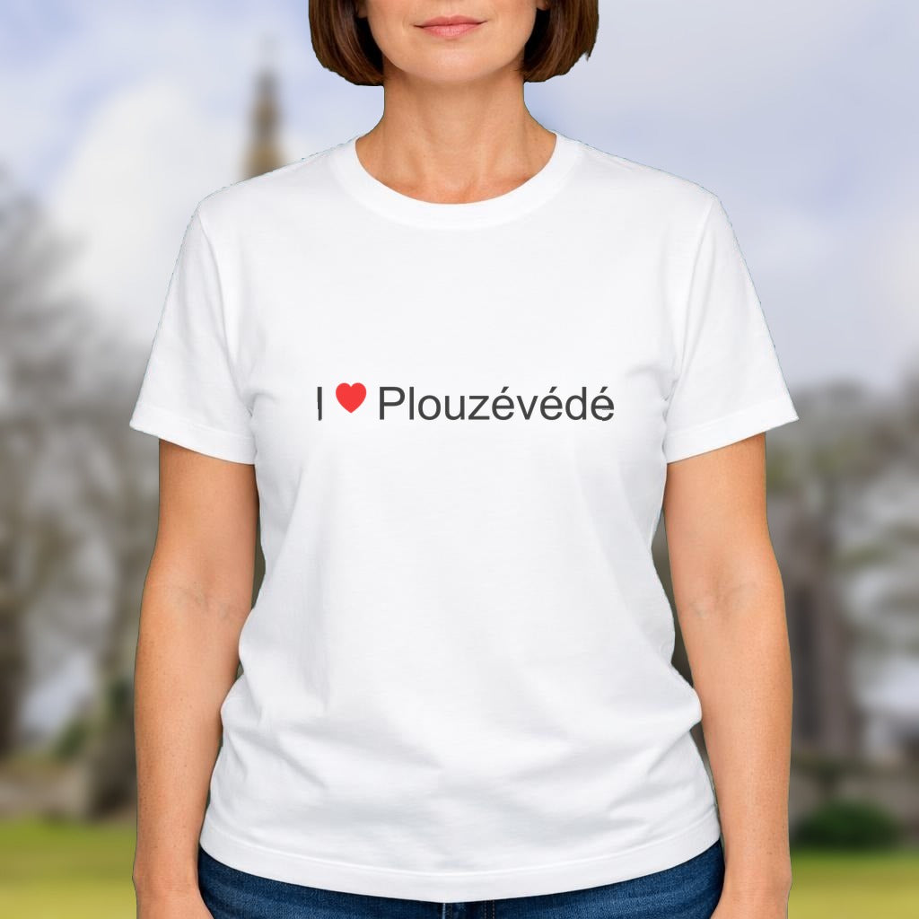 T-shirt I love plouzévédé