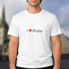 T-shirt I love plufur
