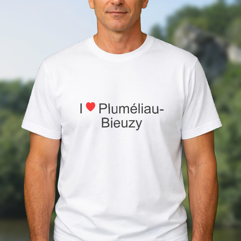 T-shirt I love pluméliau-bieuzy