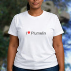 T-shirt I love plumelin