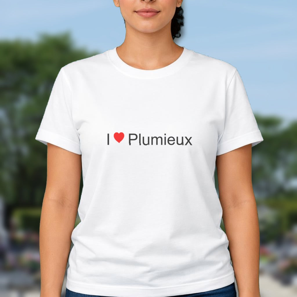 T-shirt I love plumieux