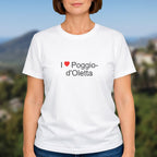T-shirt I love poggio-d'oletta