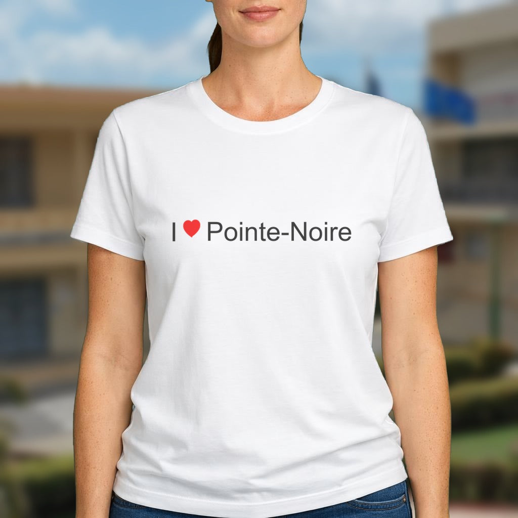 T-shirt I love pointe-noire