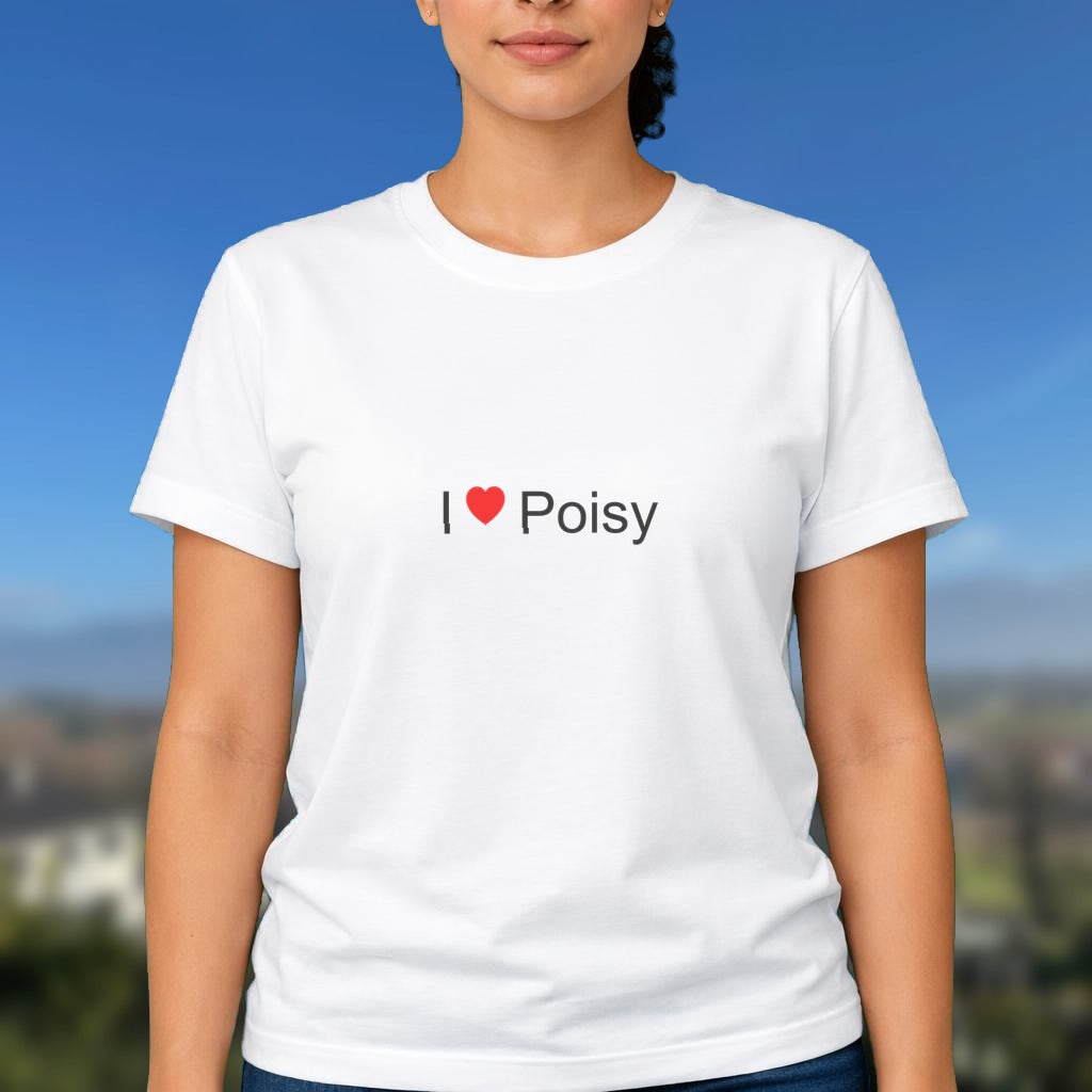 T-shirt I love poisy