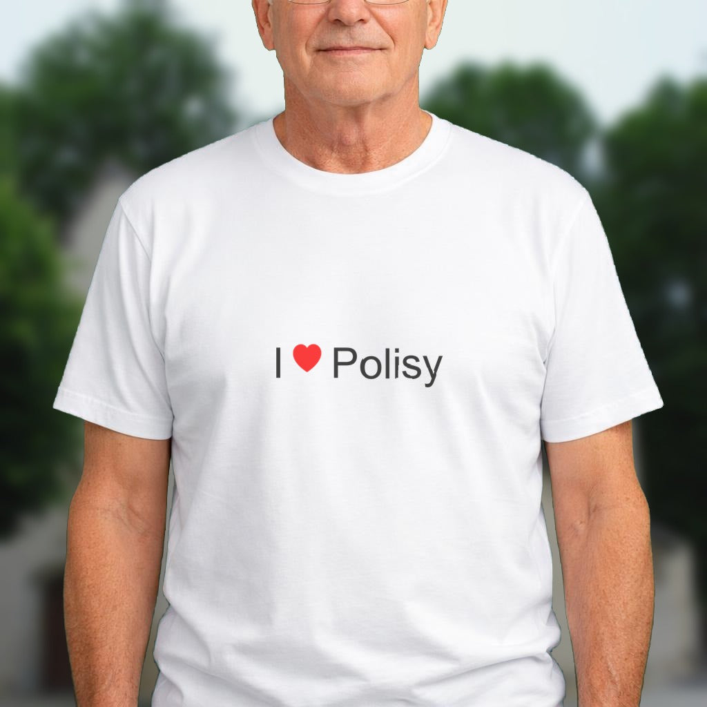 T-shirt I love polisy