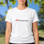 T-shirt I love polveroso