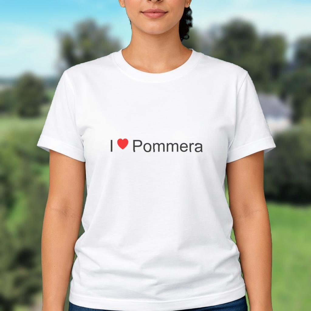 T-shirt I love pommera