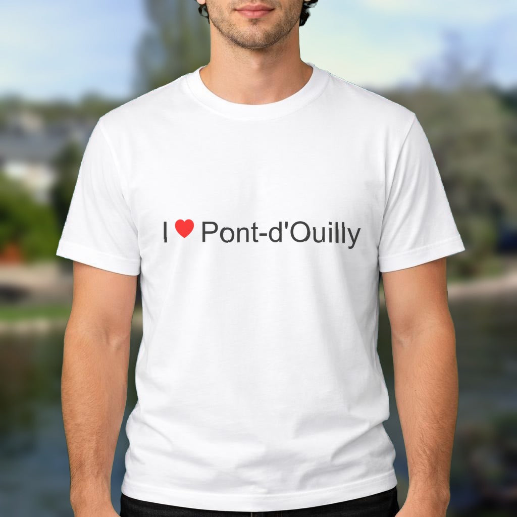 T-shirt I love pont-d'ouilly