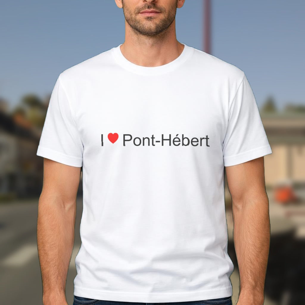 T-shirt I love pont-hébert